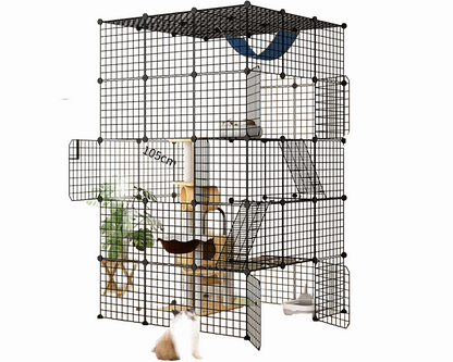 Cat Cage DIY Enclosure Pet Crate Rabbit Hutch Pet Playpen