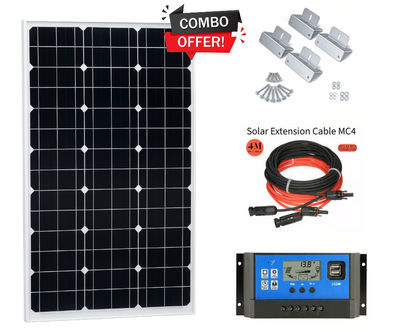 80W Solar panel Combo