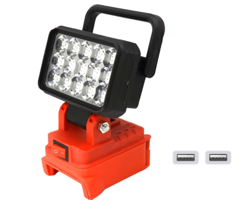 LED Work Light Torch fits  Milwaukee 18V Battery