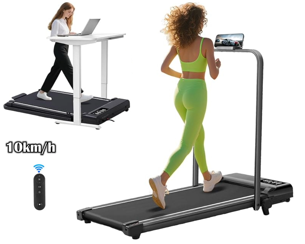 Foldable Walking Pad Treadmill Compact Flat