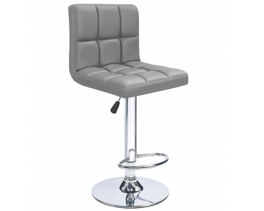 Height Adjustable Bar Stool PU Leather Bar Stools