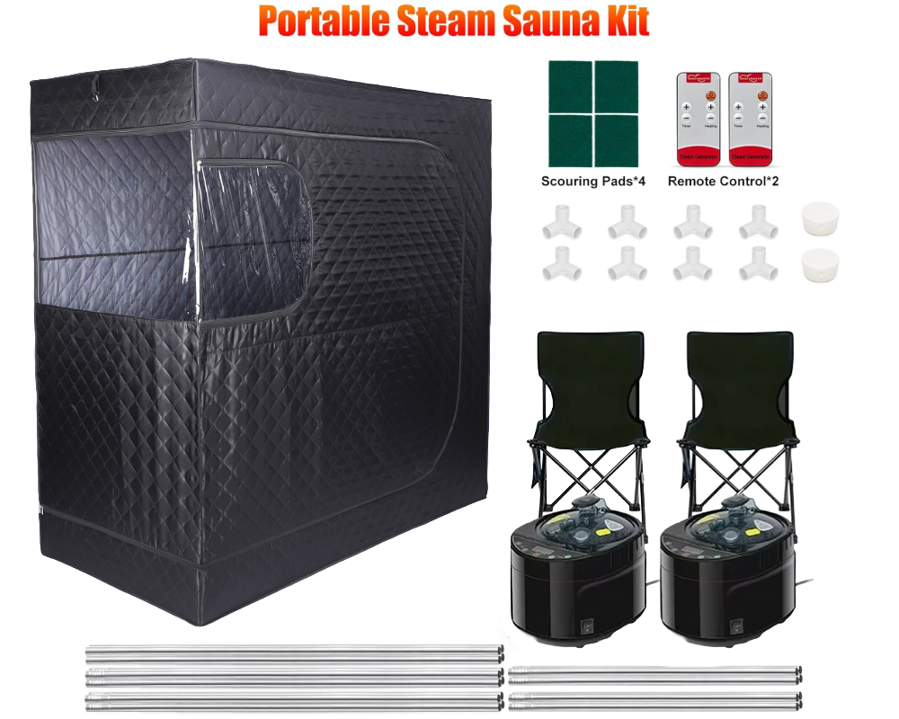 Portable Steam Sauna Personal Home Spa 2 Person Sauna
