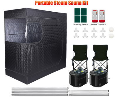 Portable Steam Sauna Personal Home Spa 2 Person Sauna