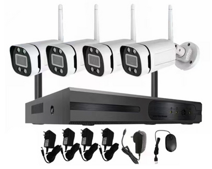 Wireless Security Camera System 4 Cameras