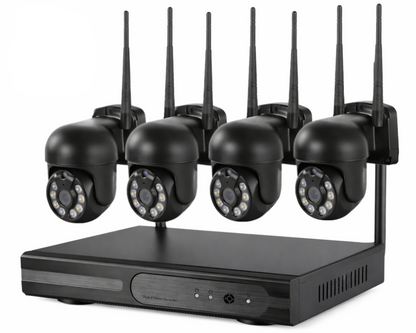 Wireless Security Camera System 4 Cameras 3MP