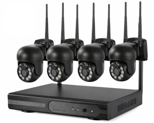 Wireless Security Camera System 4 Cameras 3MP