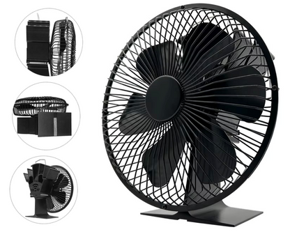 Stove Fan Fireplace Fan 6 Blade