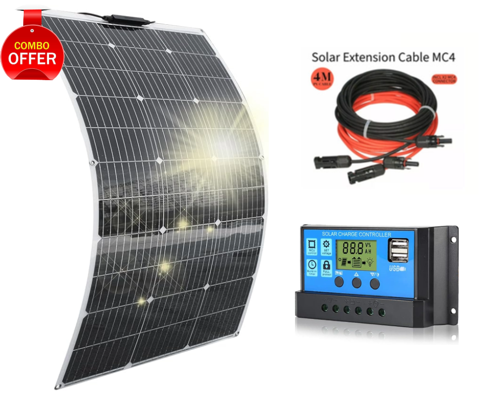 150W Solar Panel Flexible Kit