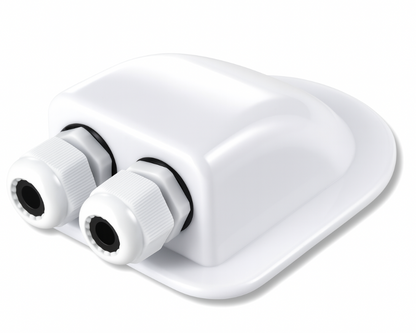 Double Hole Caravan Roof Boat Cable Entry Gland Solar Panel Mounting