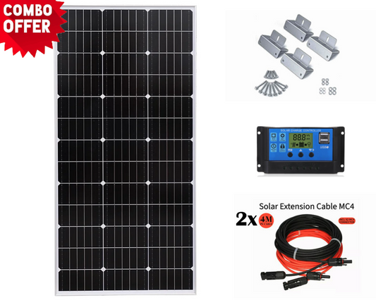 100W Solar Panel Combo