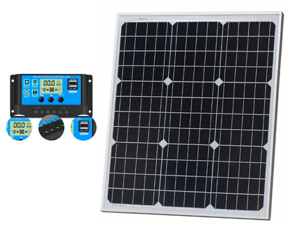 Solar Panel Monocrystalline with Controller 50W