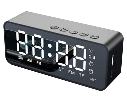 Digital Smart Alarm Clock With Bluetooth Speaker