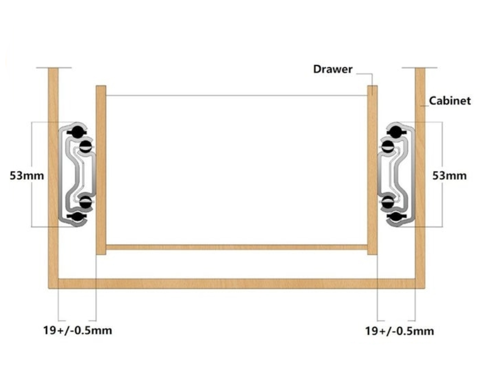 Drawer Slides Runner 14 Inch