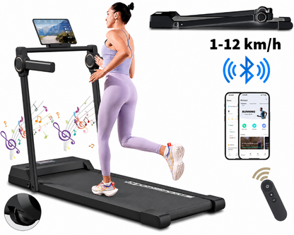 Foldable Walking Pad Treadmill Compact Flat