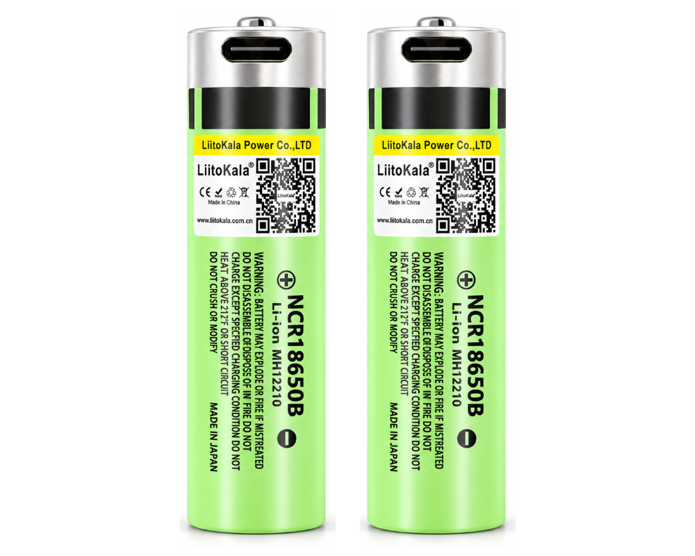 18650 Rechargeable Battery USB-C 4PCS