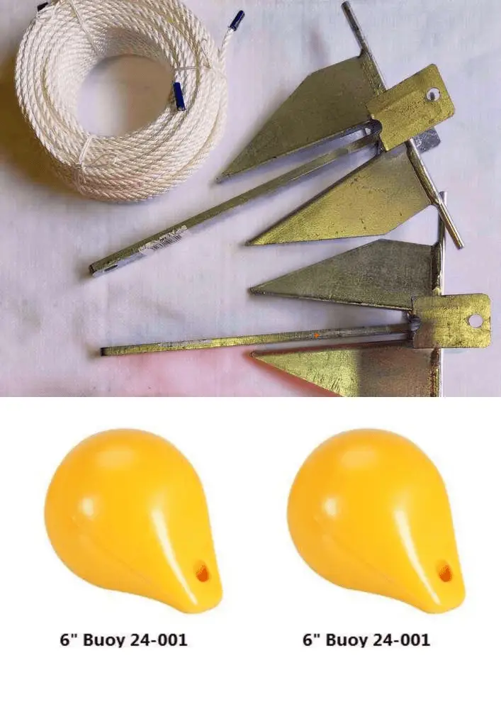 20m 30m 40m Set Net Buoy-Anchor Combo 1.5kg Dan
