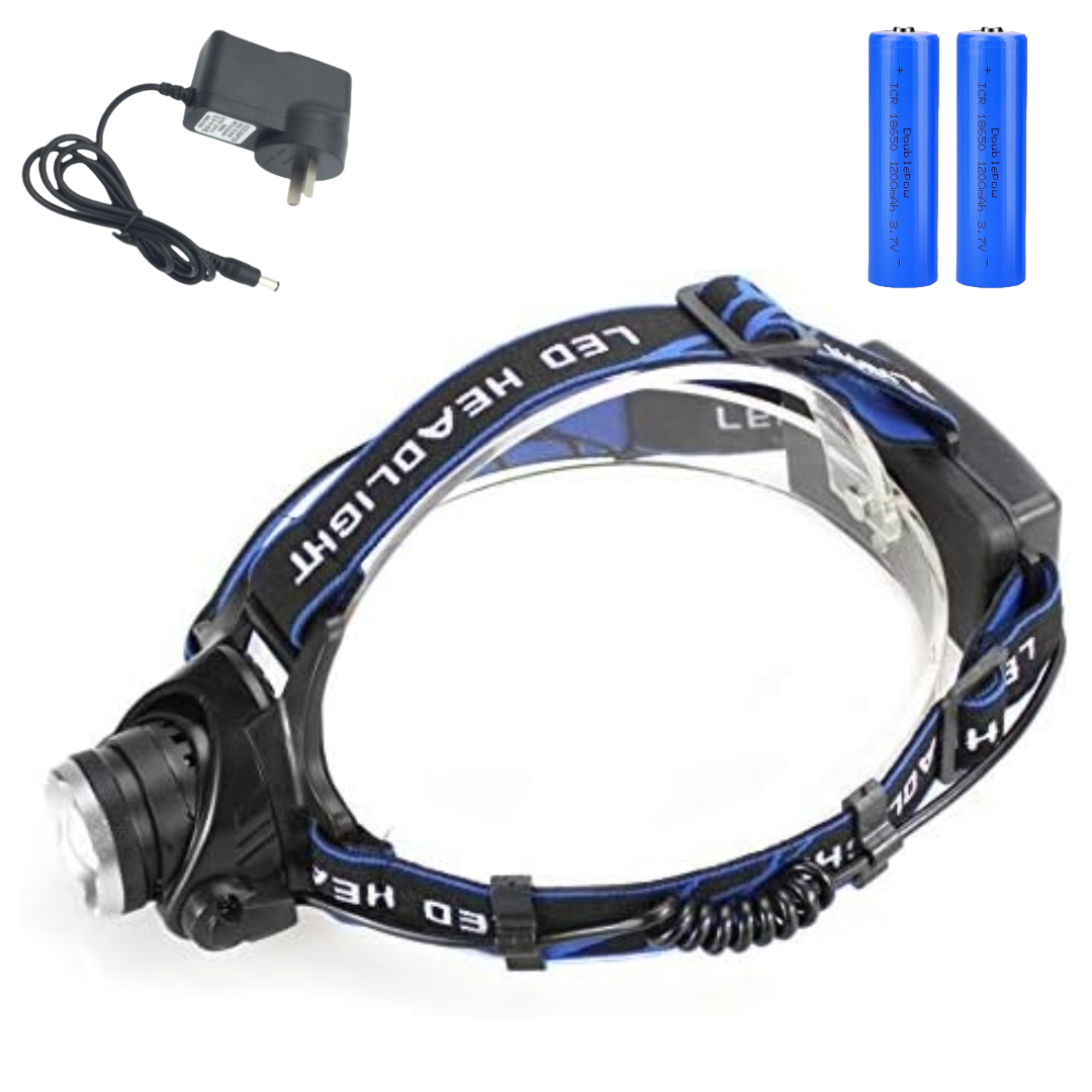 Rechargeable Waterproof Headlamp Flashlight