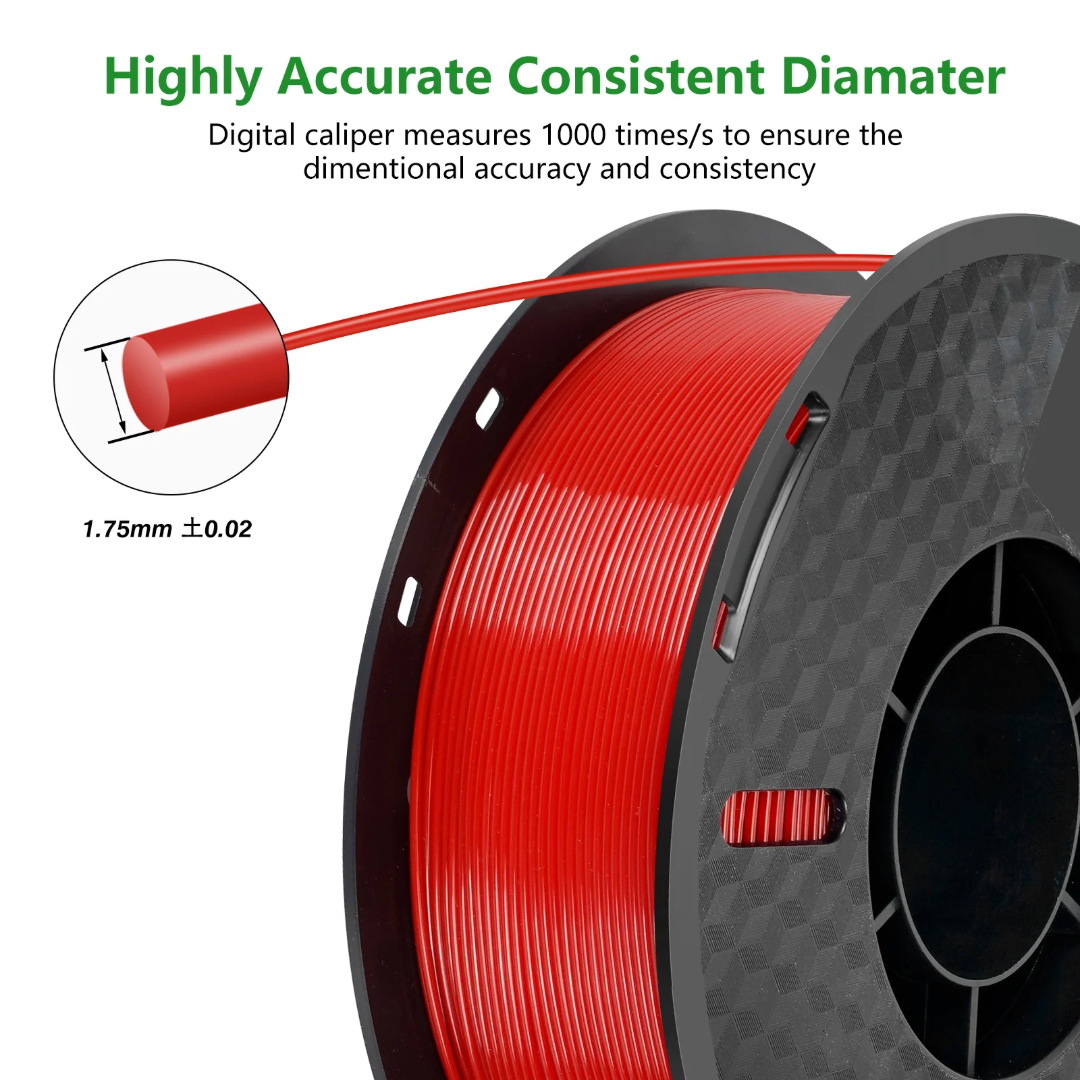 3D Printer Filament PETG Consumable (Red)