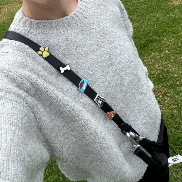 Waterproof Customisable Dog Lead | Black