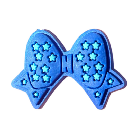 Blue Bow Charm