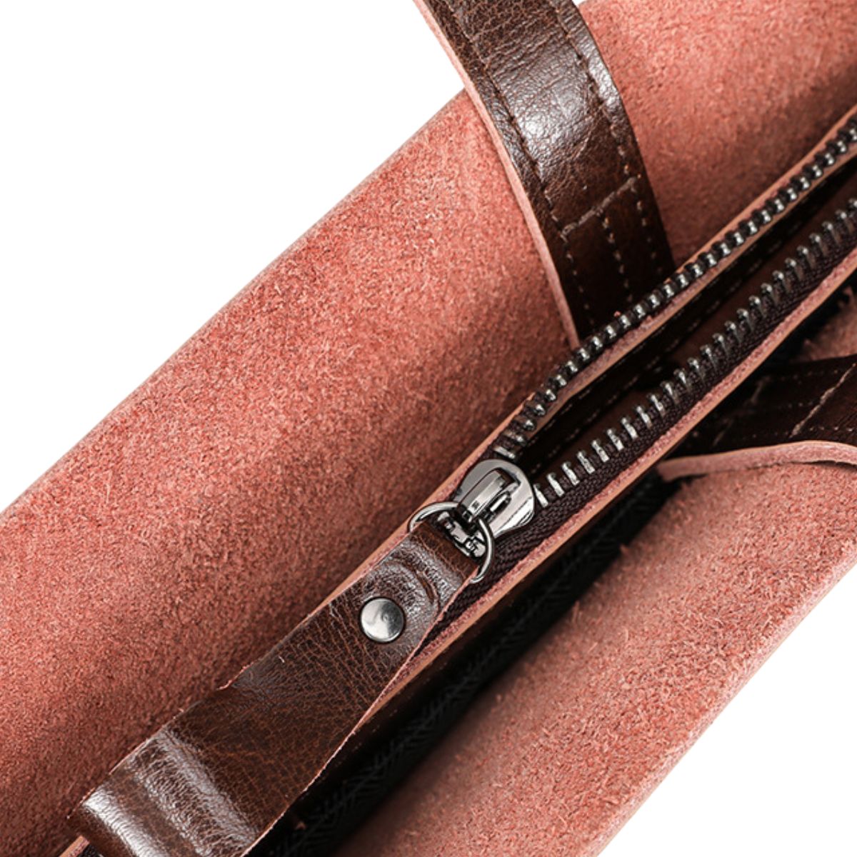 Urban Essential Brown Large Leather Tote Bag