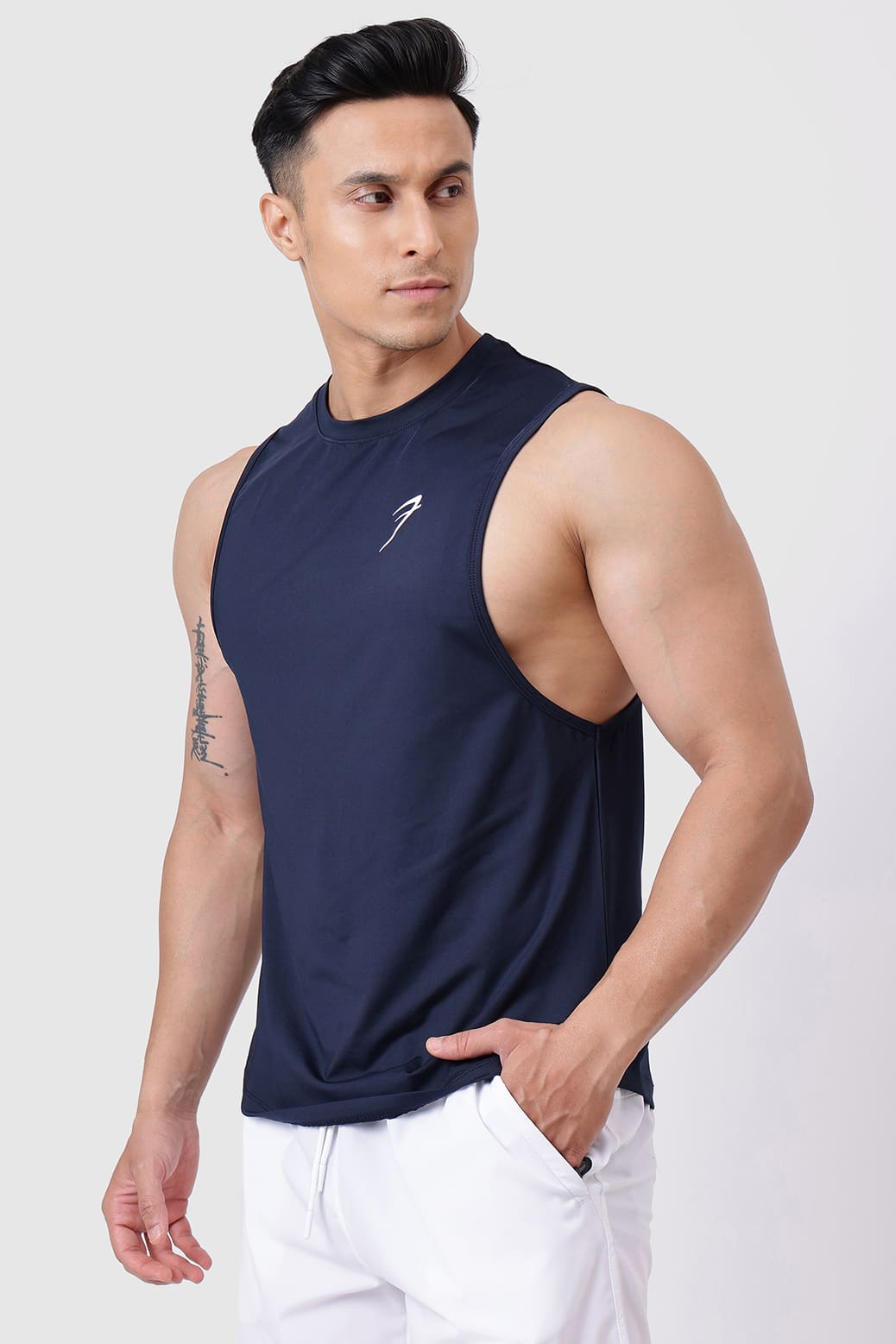 Urban Deep Arm Tank Navy