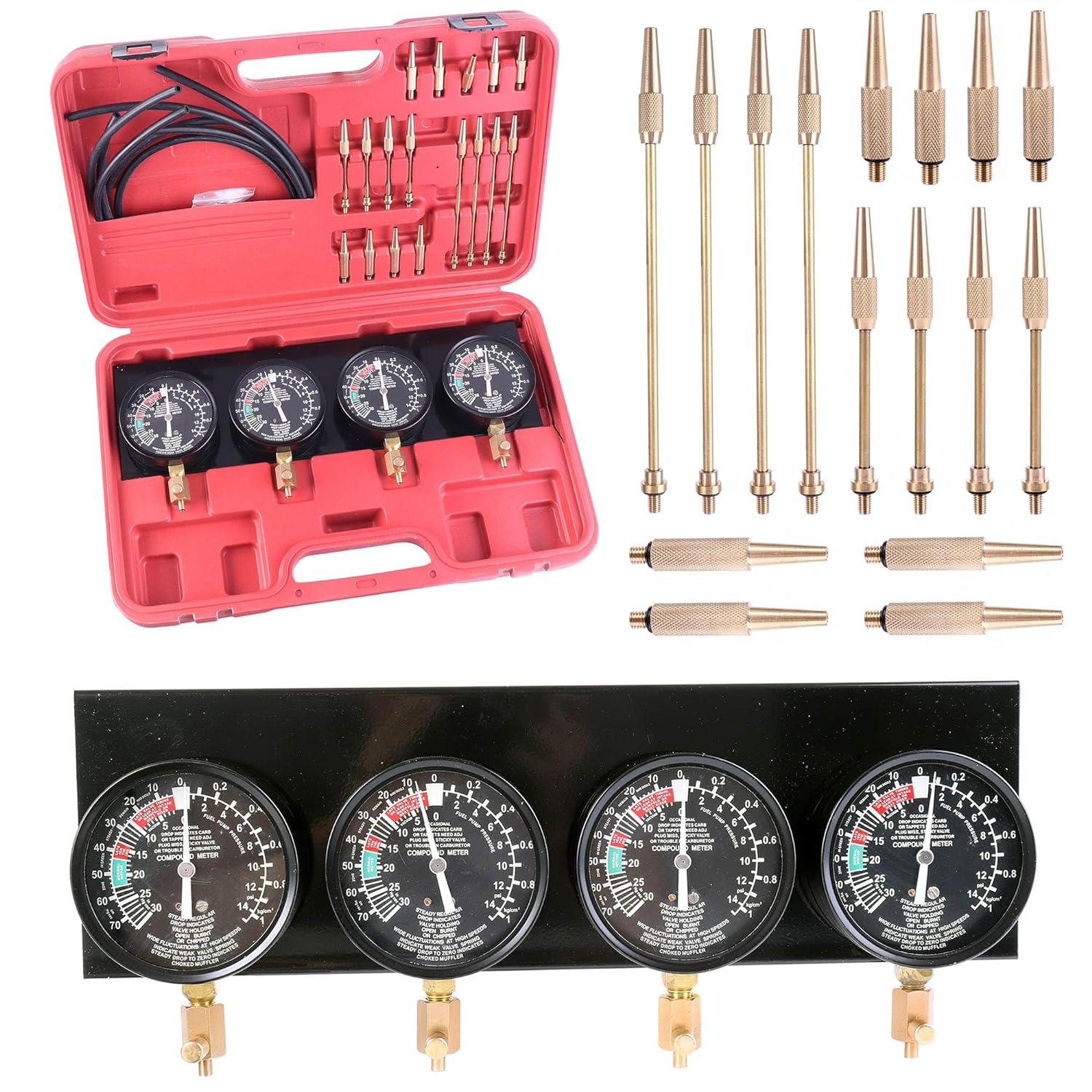 Carburetor adjustment gauges
