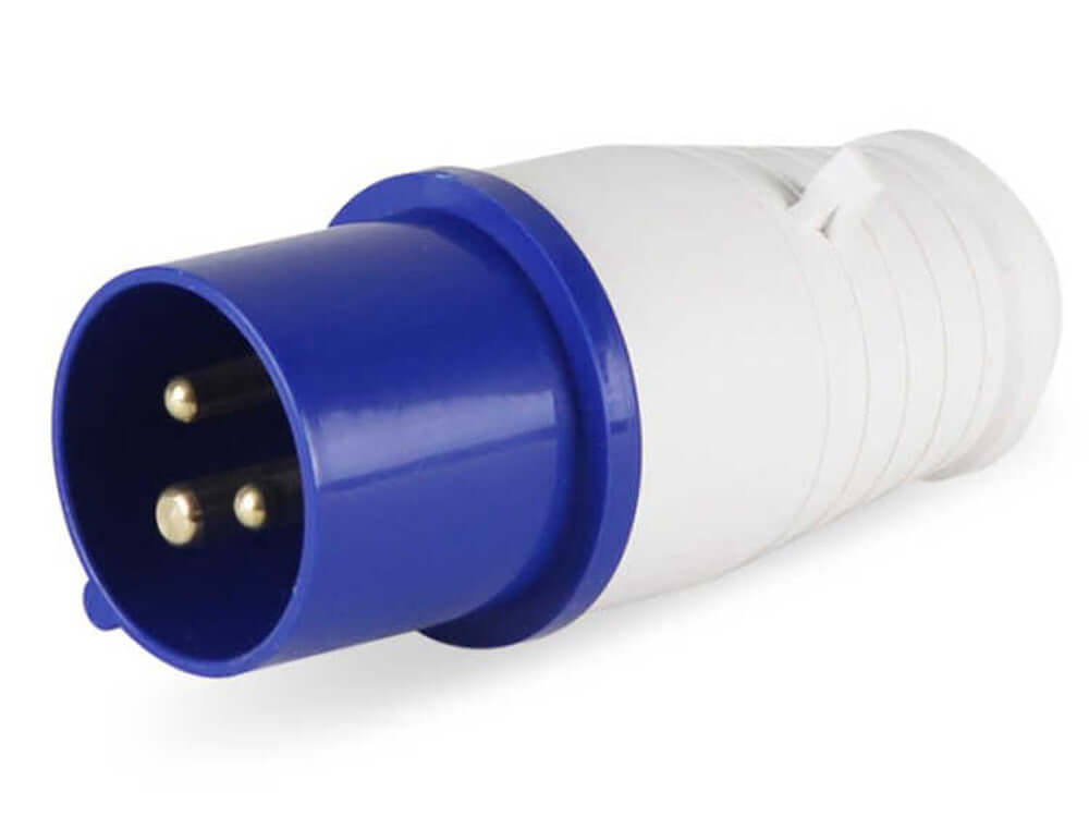 Caravan lead connector plug 16A IP44 Male + Female Combo - The Shopsite