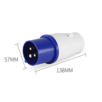 Caravan lead connector plug 16A IP44 Male + Female Combo - The Shopsite