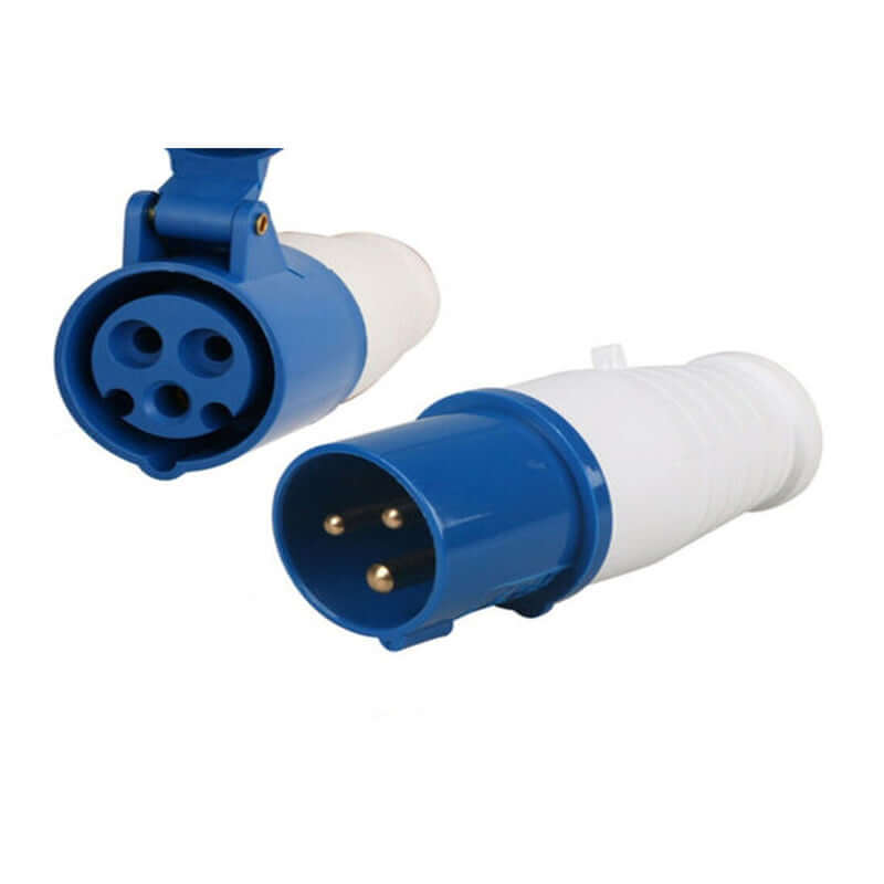 Caravan lead connector plug 16A IP44 Male + Female Combo - The Shopsite