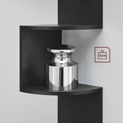 VASAGLE Corner Bookshelf 5-Tier - Black