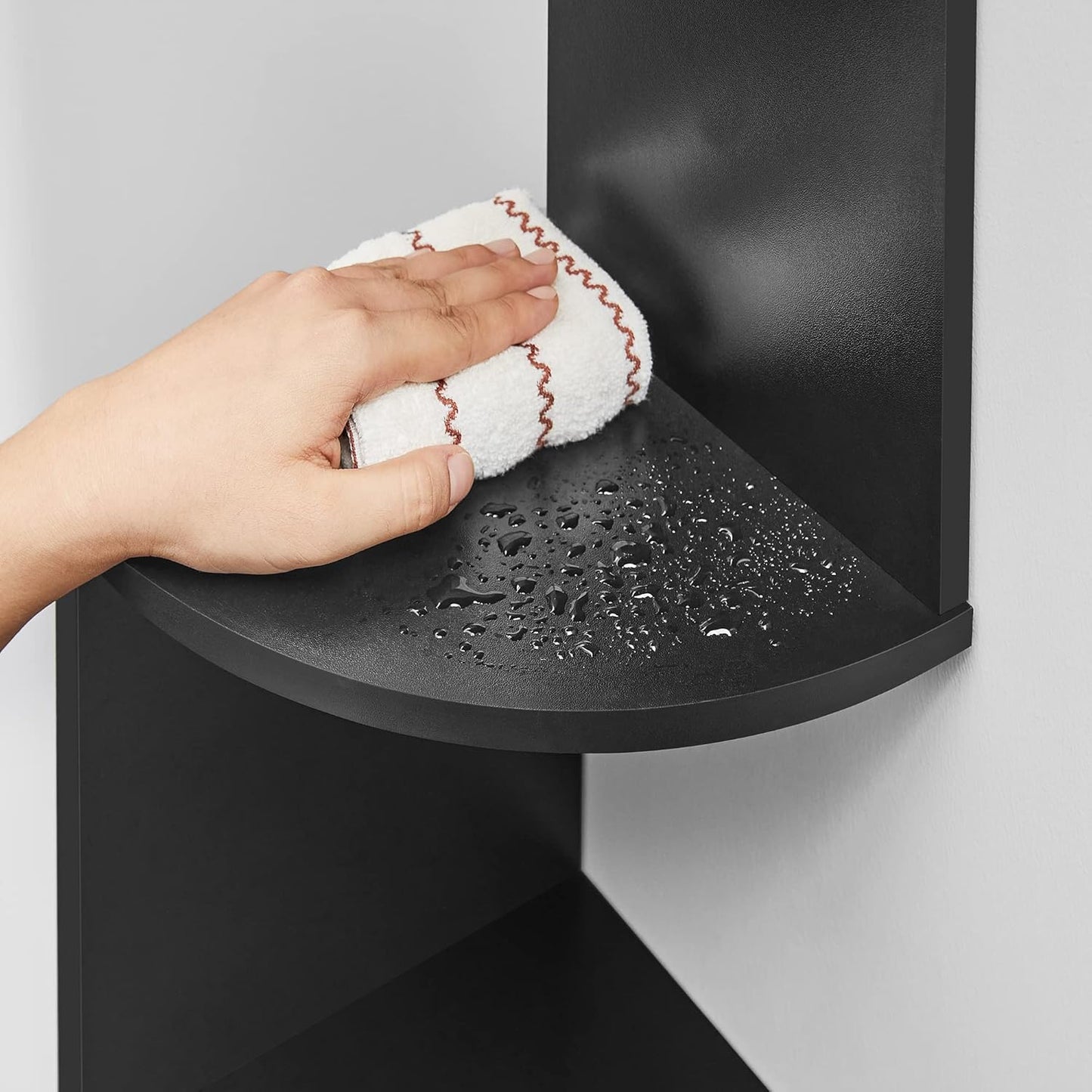 VASAGLE Corner Bookshelf 5-Tier - Black