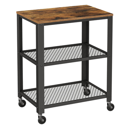 VASAGLE Serving Cart Trolley Kitchen Trolley