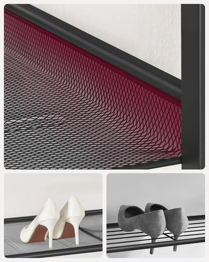 VASAGLE 4-Tier Shoe Rack for Entryway