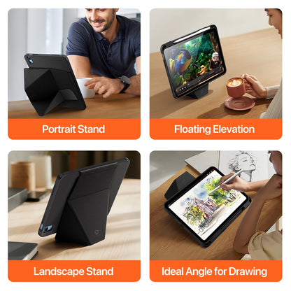 iPad 10 10th / 11 A16 (2025) Protective Case Cover With Apple Pencil Holder