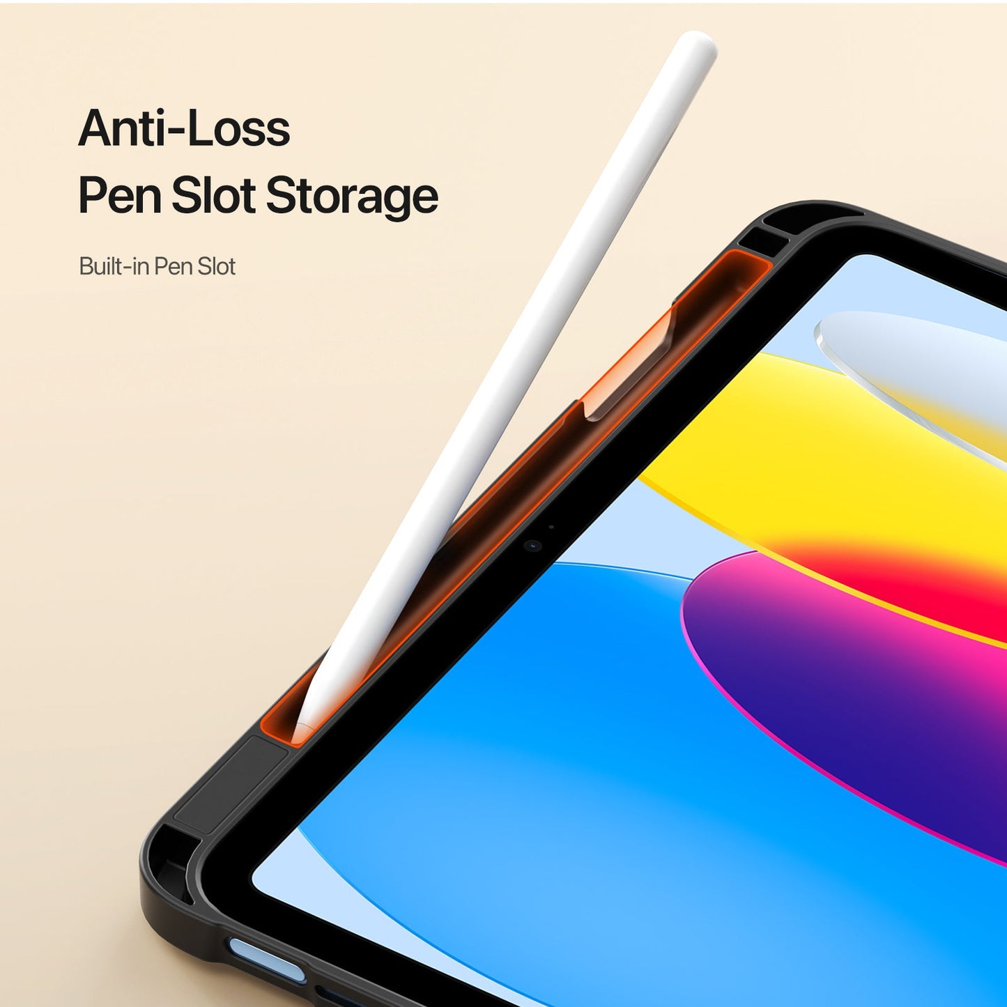 iPad 10 10th / 11 A16 (2025) Protective Case Cover With Apple Pencil Holder