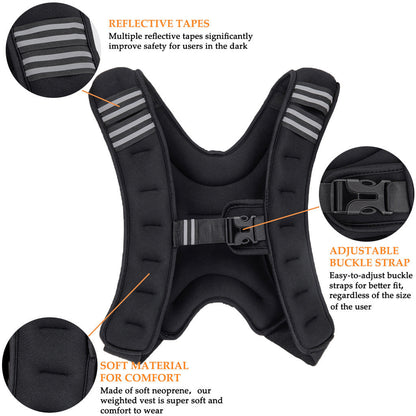 5KG Weighted Vest Workout Equipment