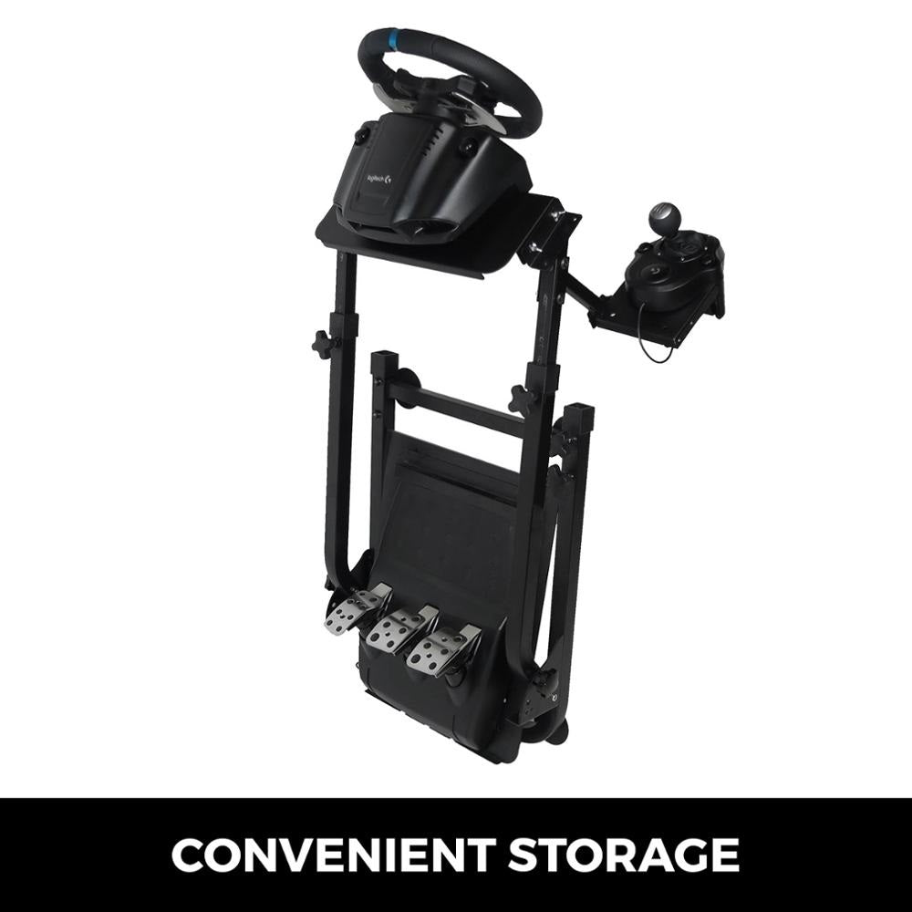 Gaming Racing Simulator Wheel Stand - Black