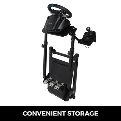 Gaming Racing Simulator Wheel Stand - Black