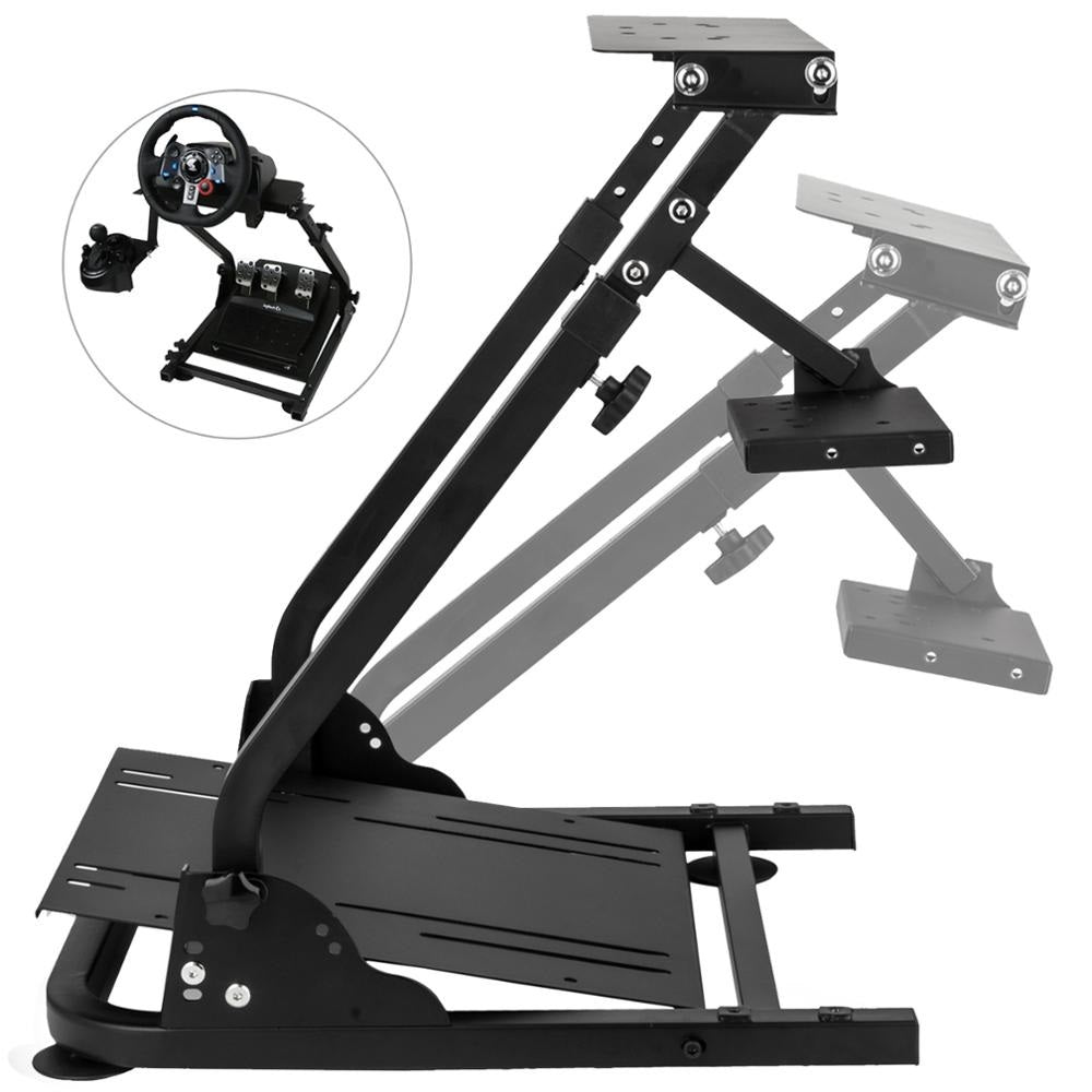 Gaming Racing Simulator Wheel Stand - Black