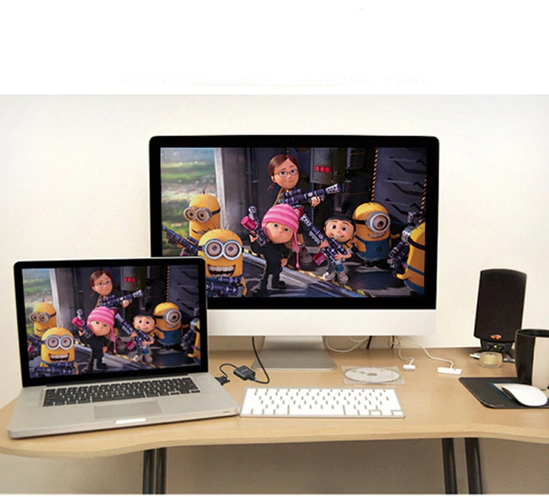 VGA to HDMI Cable TV extension cable with audio