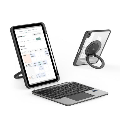 iPad Air 11 / 4 / 5 10.9" bluetooth Keyboard with Touchpad Kickstand Cover