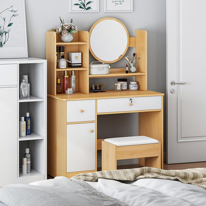 Dressing table with LED Mirror