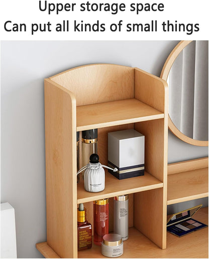 Dressing table with LED Mirror