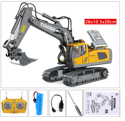YIGONG 11-channel alloy remote control excavator