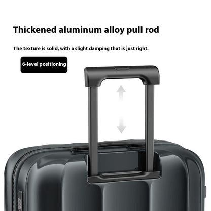 Black Carry On Luggage - Lightweight Hard Shell Cabin Luggage |  VoyageX | 57 cm