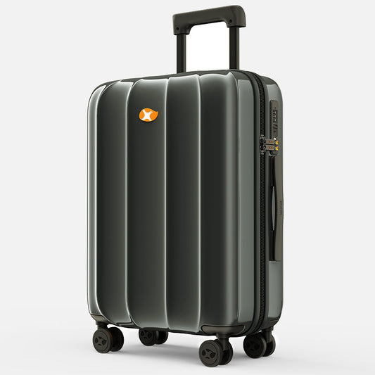Black Carry On Luggage - Lightweight Hard Shell Cabin Luggage |  VoyageX | 57 cm