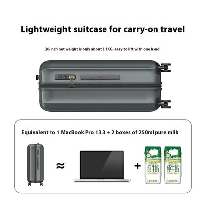 Black Carry On Luggage - Lightweight Hard Shell Cabin Luggage |  VoyageX | 57 cm