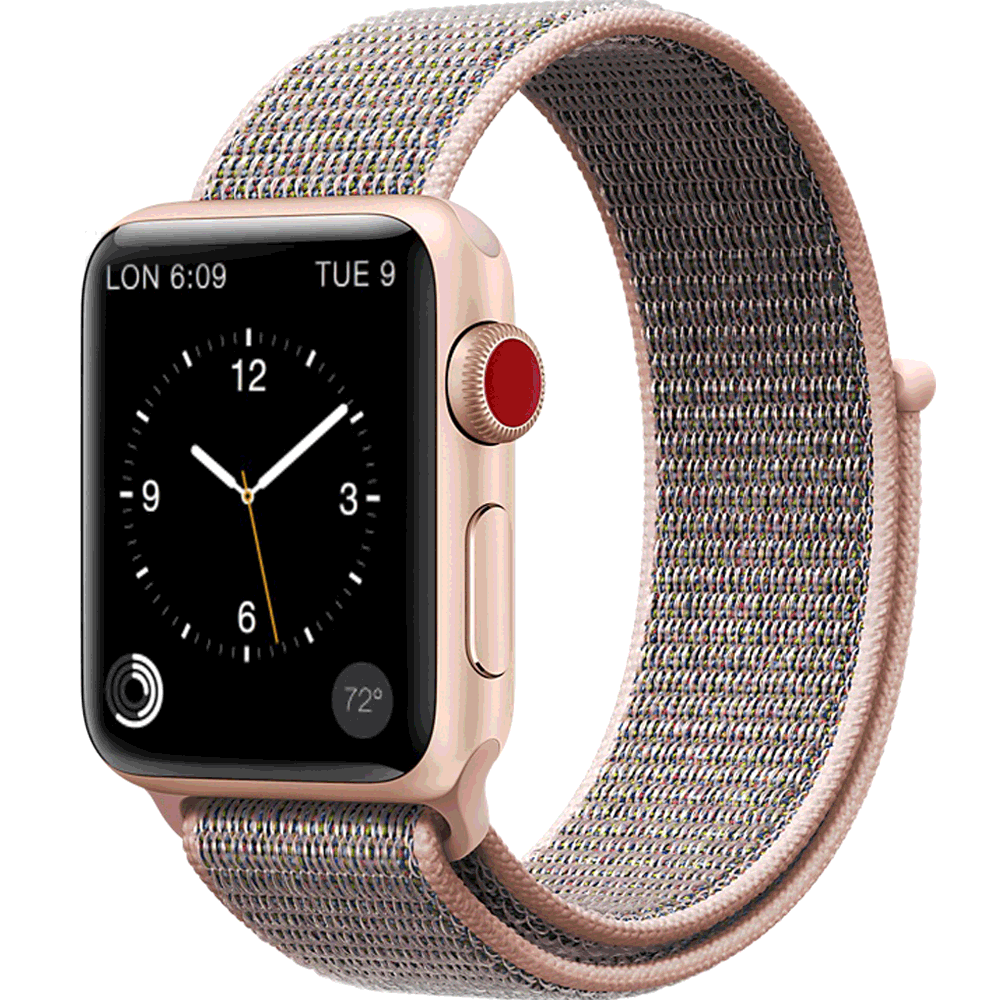 Coteci Magic Tape Loop Back Watch Band Compatible with  Apple Watch (38/40mm) W17