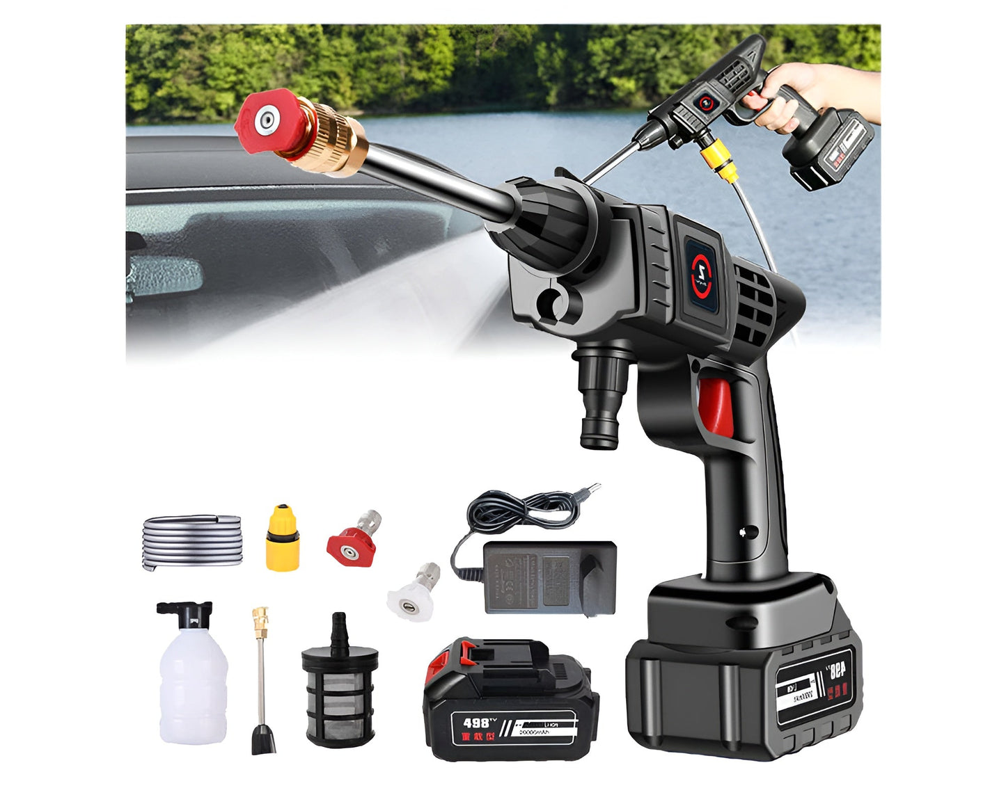 Car Washer Pressure Washer Kit